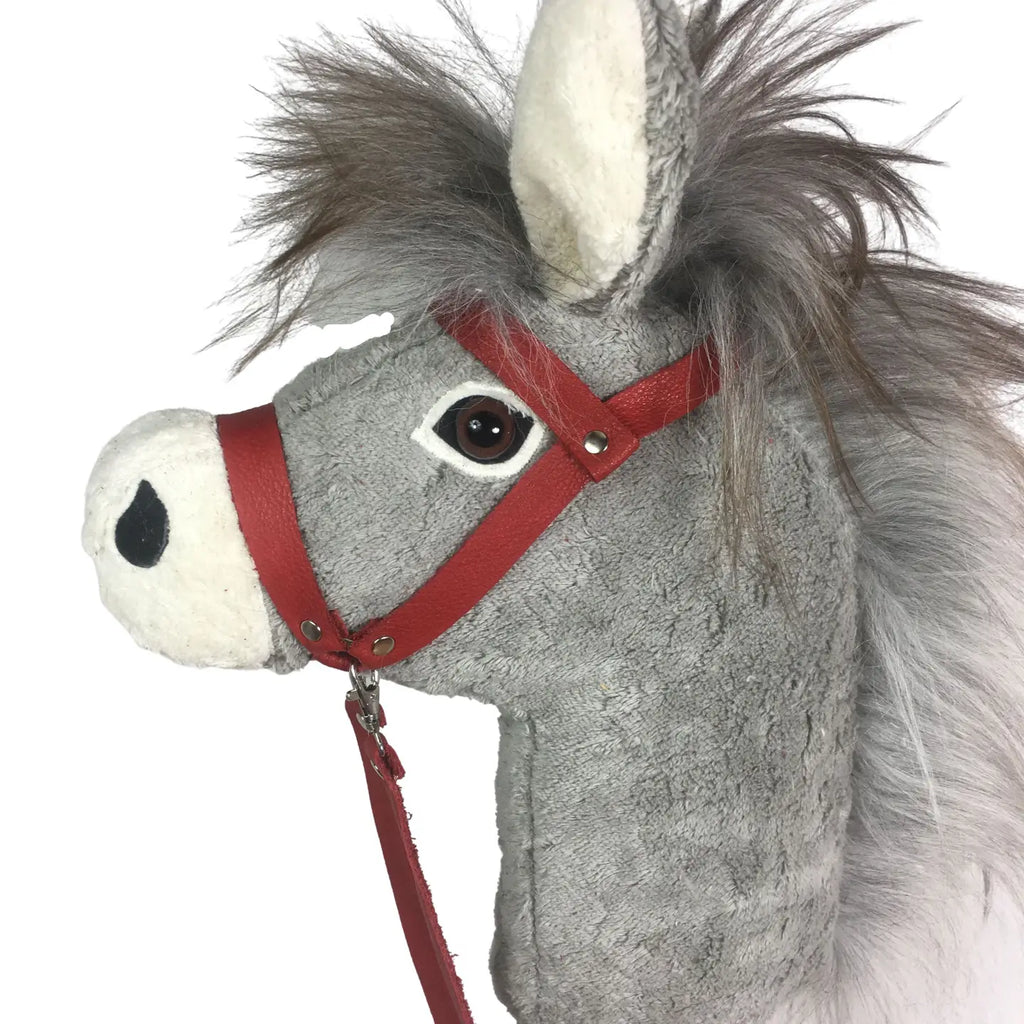 Bio Steckenesel "Mini Jule" grau in hochwertiger Verarbeitung