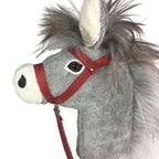 Bio Steckenesel "Mini Jule" grau in hochwertiger Verarbeitung