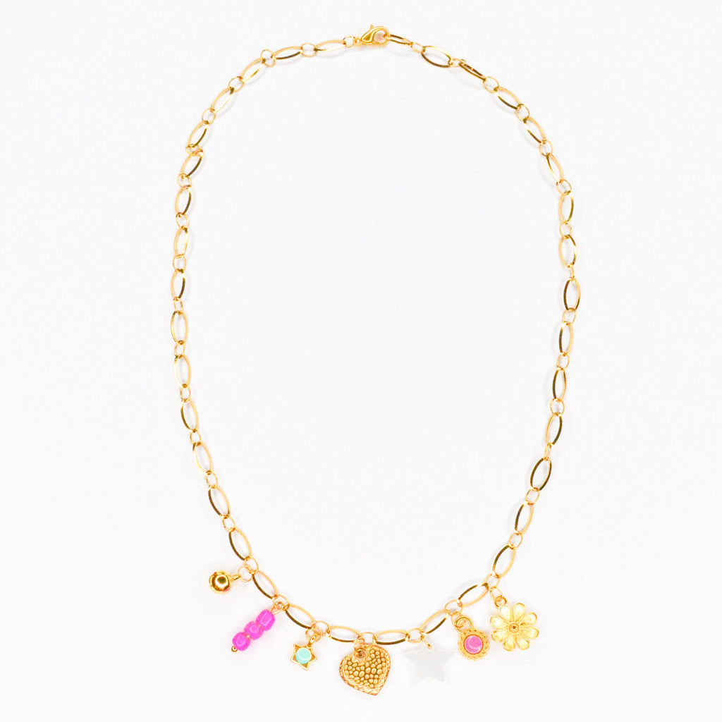 Charm-Halskette goldenes Herz reduziert!