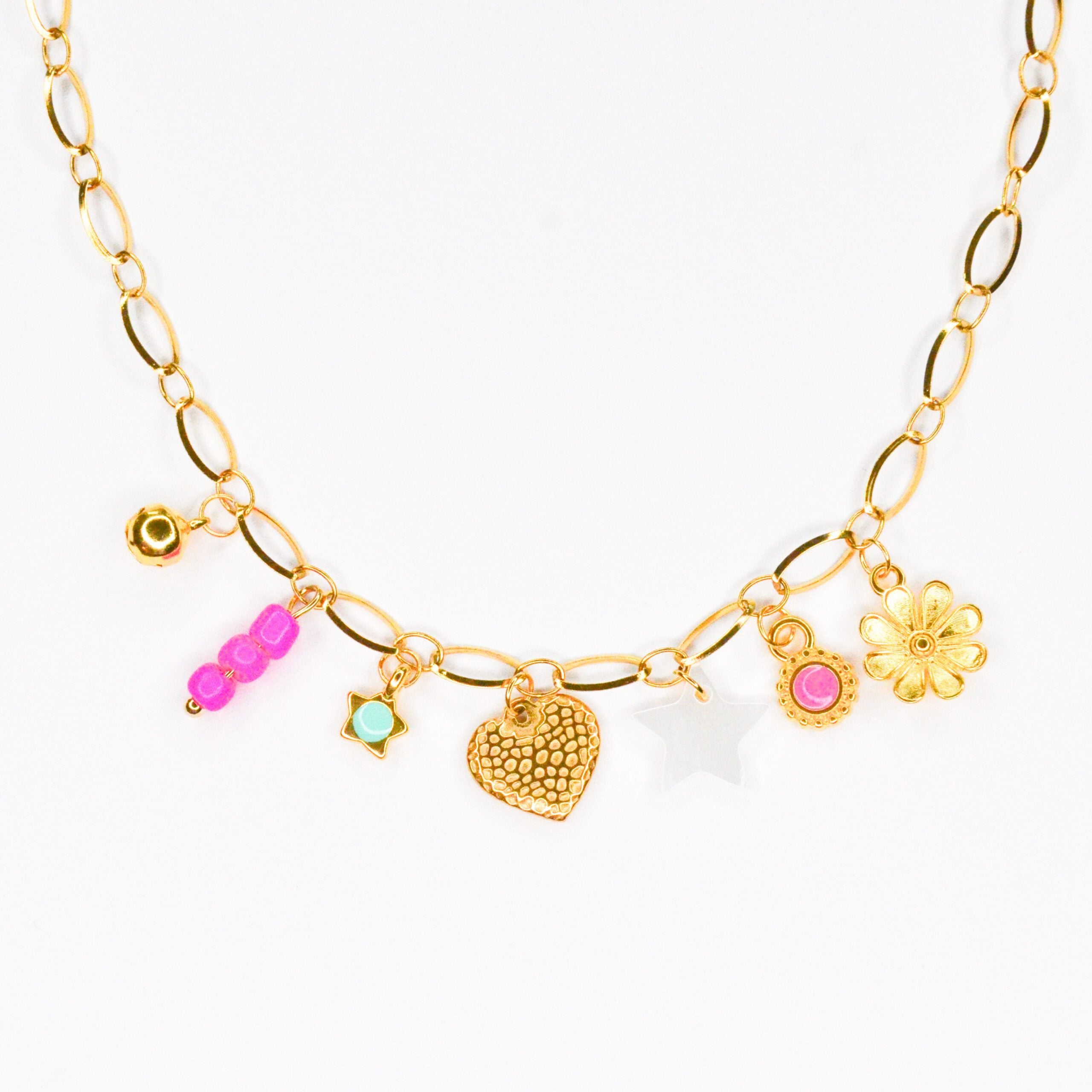 Charm-Halskette goldenes Herz reduziert!