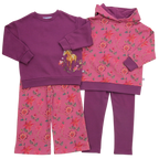ENFANT TERRIBLE Sweatshirt mit Pferdedruck in aubergine