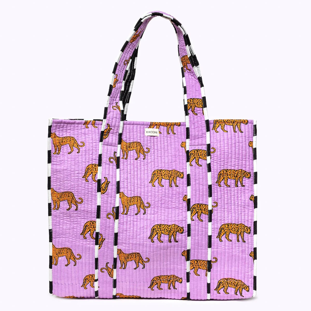 kikooni - Wendbarer XL Shopper "Purple Leo"