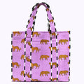kikooni - Wendbarer XL Shopper "Purple Leo"