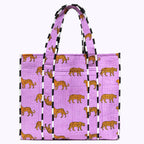 kikooni - Wendbarer XL Shopper "Purple Leo"
