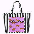 kikooni - Wendbarer XL Shopper "Purple Leo"