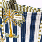 Wendbarer XL Shopper "Princess Palm" von kikooni