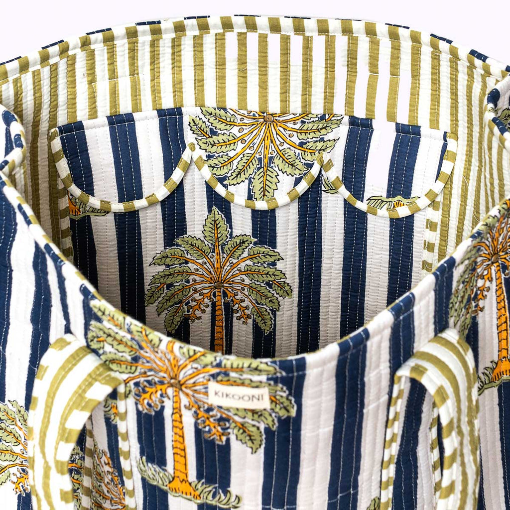 Wendbarer XL Shopper "Princess Palm" von kikooni