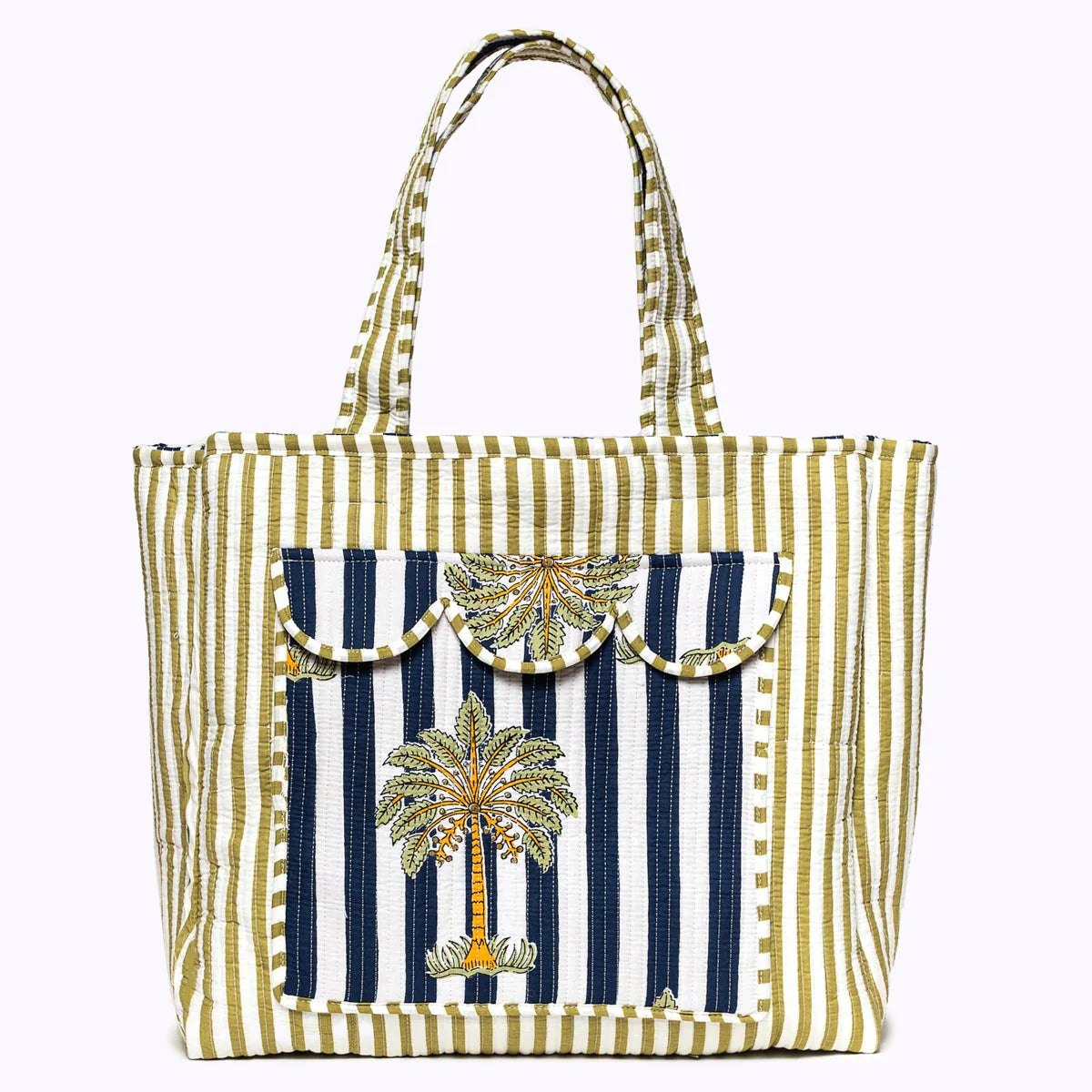 Wendbarer XL Shopper "Princess Palm" von kikooni
