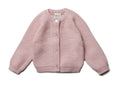 PURI ORGANIC Cardigan aus 80% Merinowolle mit 20% Seide in Farbe blush / rose
