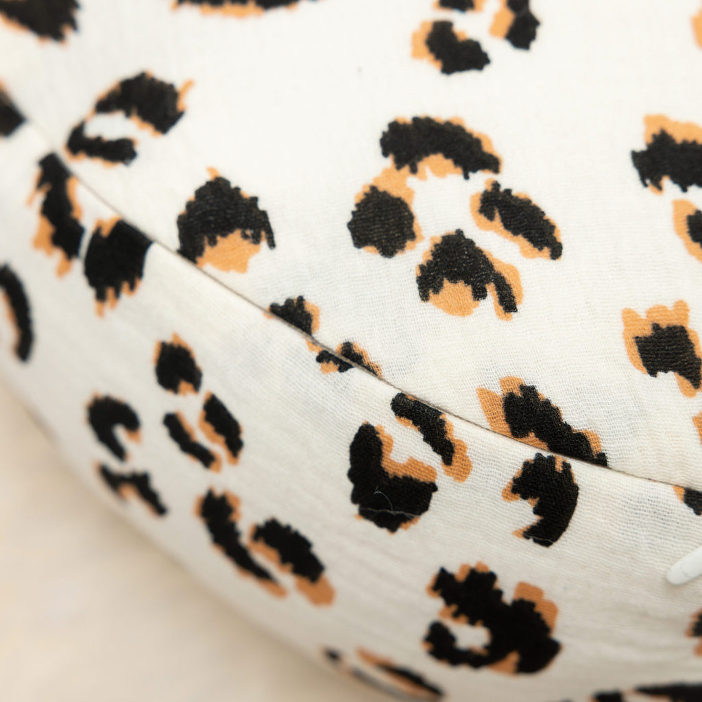 SOFIE & PAUL- Bodensitzkissen Yogakissen "Leo Love Musseline" creme/light brown/black