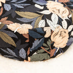 SOFIE & PAUL- Bodensitzkissen Yogakissen "Peony" zarter Pfingstrosendruck  auf Leinen/Viscose