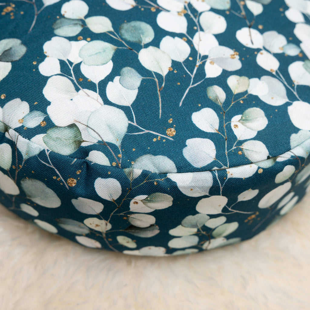 SOFIE & PAUL- Bodensitzkissen Yogakissen "Eucalyptus" petrol