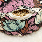 SOFIE & PAUL- Bodensitzkissen Yogakissen "Boho Magnolia" petrol/pink/brown