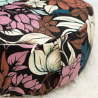 SOFIE & PAUL- Bodensitzkissen Yogakissen "Boho Magnolia" petrol/pink/brown