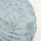 SOFIE & PAUL- Bodensitzkissen Yogakissen "Blue hour" Blumenprint blau