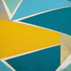 SOFIE & PAUL- Bodensitzkissen Yogakissen "Triangle" blau/gelb/grau reduziert