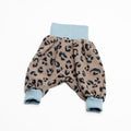 SOFIE & PAUL - Baby Pumphose aus Biobaumwolle Musseline Leopardendruck dunkelbraun wenige Größen!