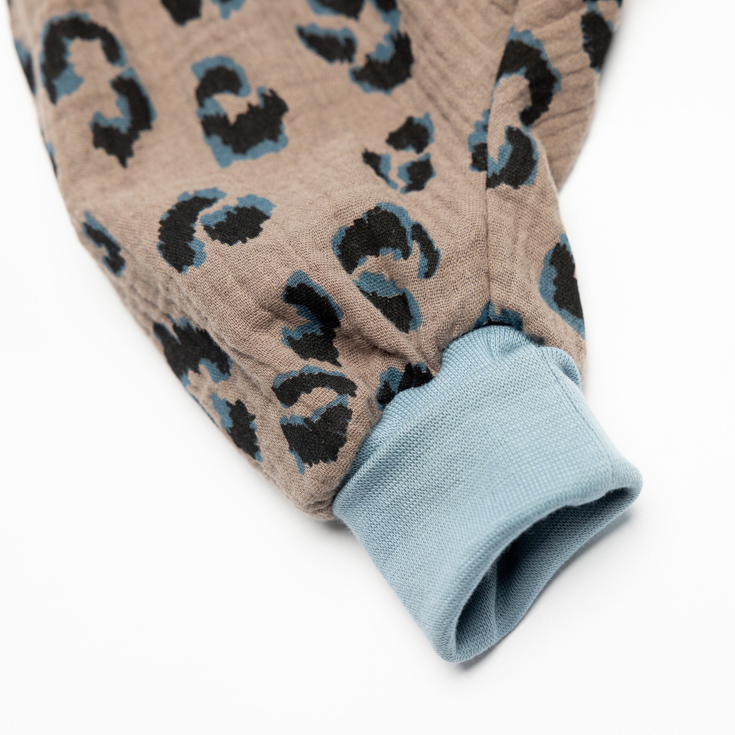 SOFIE & PAUL - Baby Pumphose aus Biobaumwolle Musseline Leopardendruck dunkelbraun wenige Größen!