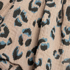 SOFIE & PAUL - Baby Pumphose aus Biobaumwolle Musseline Leopardendruck dunkelbraun wenige Größen!