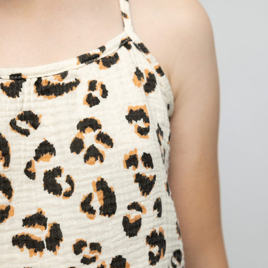 SOFIE & PAUL Leopardenprint Trend Musseline Top creme