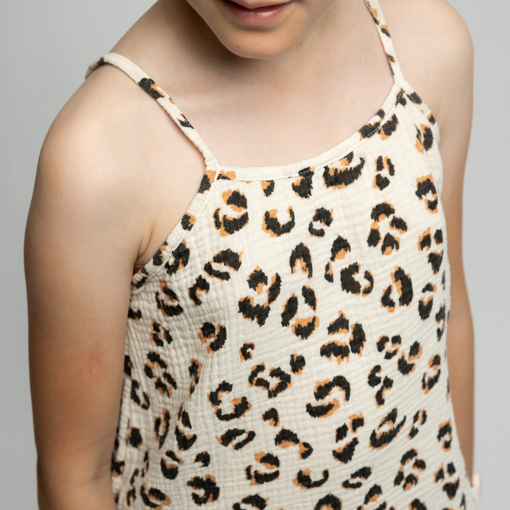SOFIE & PAUL Leopardenprint Trend Musseline Top creme