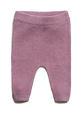 Pant Krausstrick Babyhose aus Baumwolle/Seide Farbe pflaume noch in Gr. 74/80 reduziert!