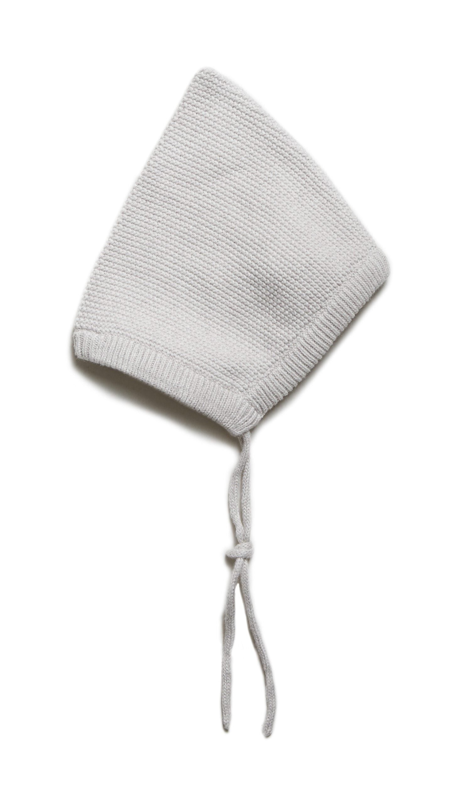 Mütze Retro Krausstrick aus Baumwolle/Seide Farbe beigemelange jetzt reduziert!