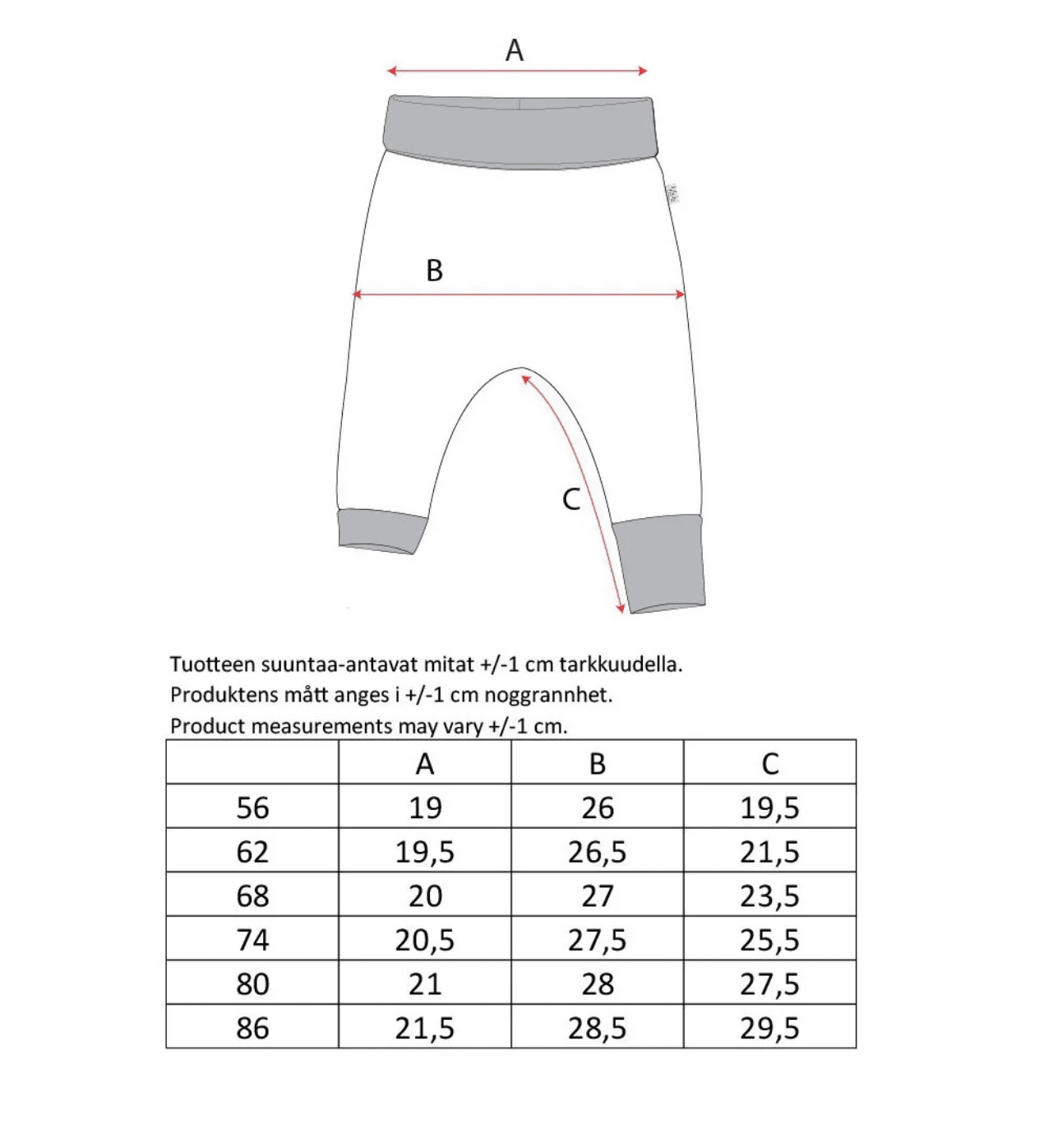 Baby Pants  Fairyland  in rosa pink von Ma-ia Family noch in Gr. 56 und Gr. 80 vorrätig!