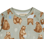 T-Shirt Bears in salbei/braun von Ma-ia Family -50% reduziert