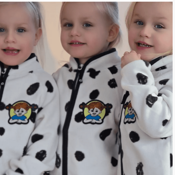 Fleecejacke Pippi Langstrumpf von Geggamoja