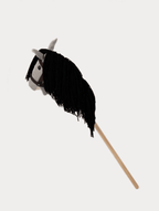 Teddykompaniet Steckenpferd in Farbe grau mit Halfter - Cane Horse grey