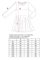 Ma-ia Family Forest Animal Dress Biobaumwoll Kleid mit Waldtieren in rosa noch in Gr. 104!