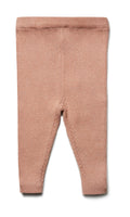 PURI ORGANIC Legging aus Biobaumwolle/Schurwolle Farbe ziegel ( pastelliges apricot) noch in Gr. 50/56 verfügbar