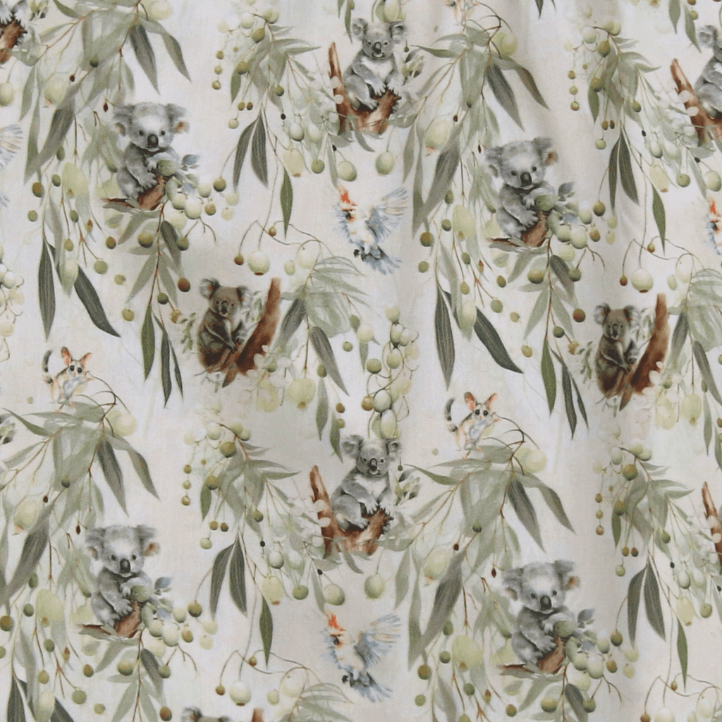 ENFANT TERRIBLE - Wendekleid mit Proteablumen und Koaladruck in Farbe light sun/pale green