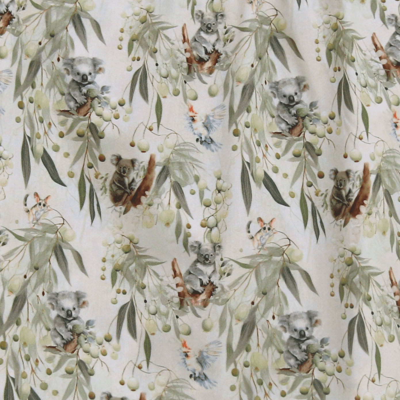 ENFANT TERRIBLE - Wendekleid mit Proteablumen und Koaladruck in Farbe light sun/pale green