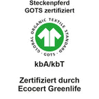 Bio Steckenpferd "Gandalf" grau in hochwertiger Verarbeitung