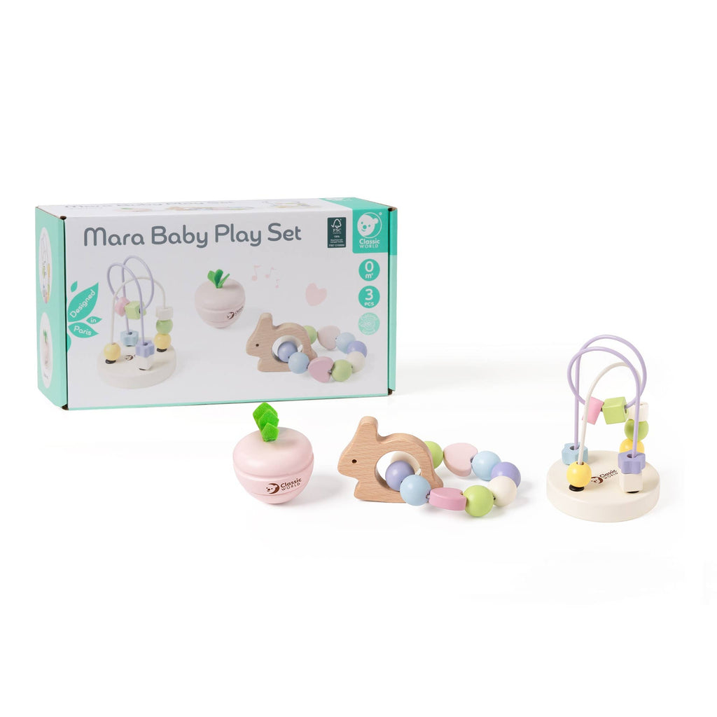 Classic World Baby Spielset Mara: 24x13x8,5 cm / Ab 0 Monaten