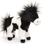 Uni Toys Pferd schwarz-weiß, stehend - Kuschel-/Plüschtier