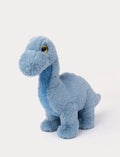 Dinosaurier Brachiosaurus, groß hellblau