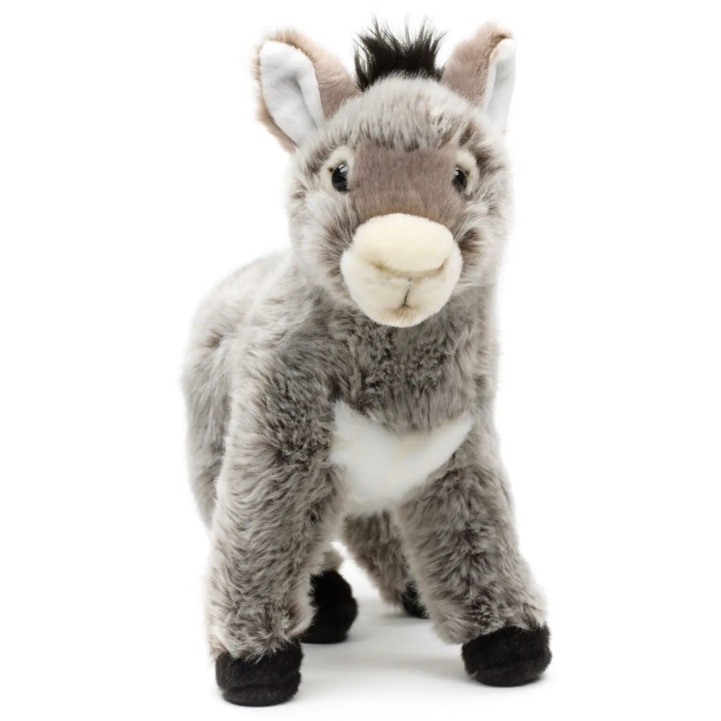 Uni Toys Esel, stehend - 28 cm (Höhe) - Kuschel-/Plüschtier