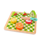 Classic World Puzzle Obst scheiden: 24x24x2,5 cm / Ab 18 Monaten