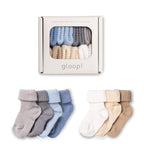 Gloop! Packung mit 7 Socken Blau/Beige/Braun/Grau