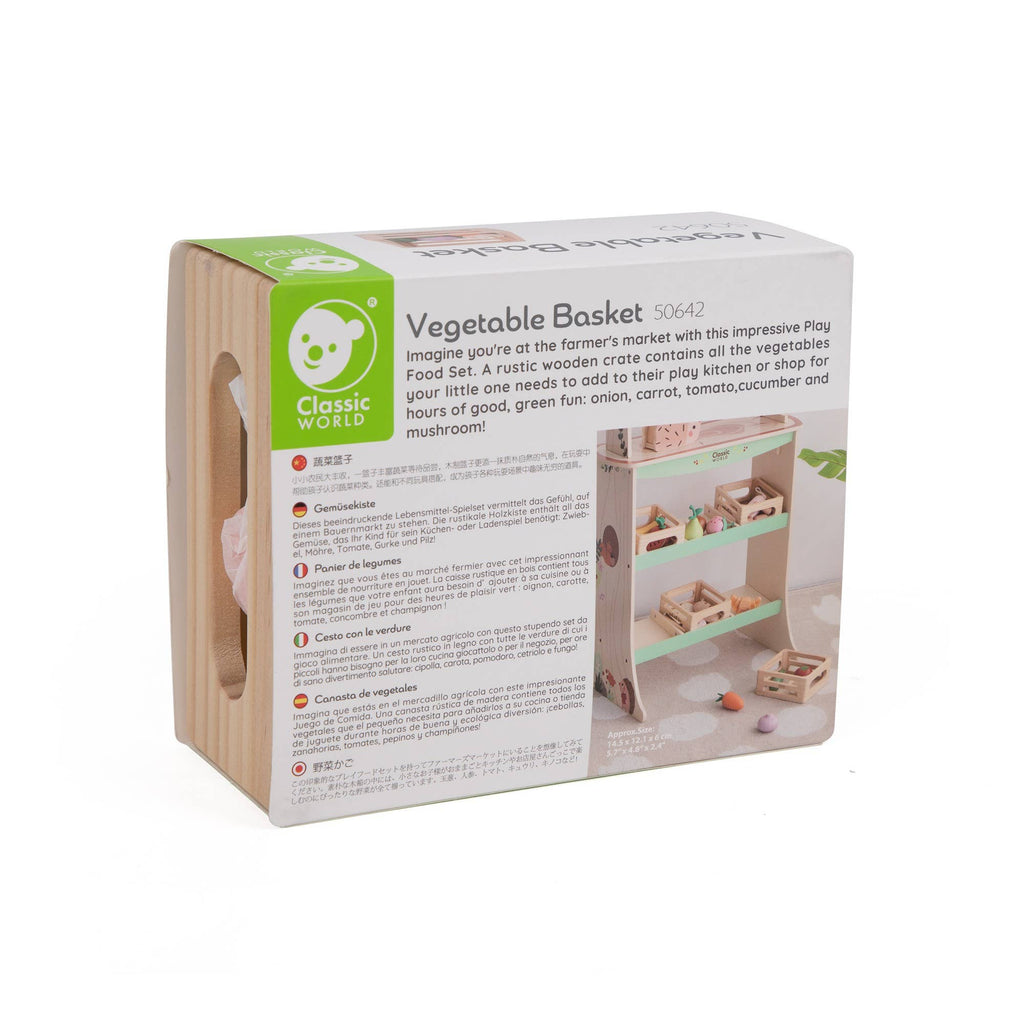 Classic World Gemüsekiste: 14,6x12x6 cm / Ab 18 Monaten
