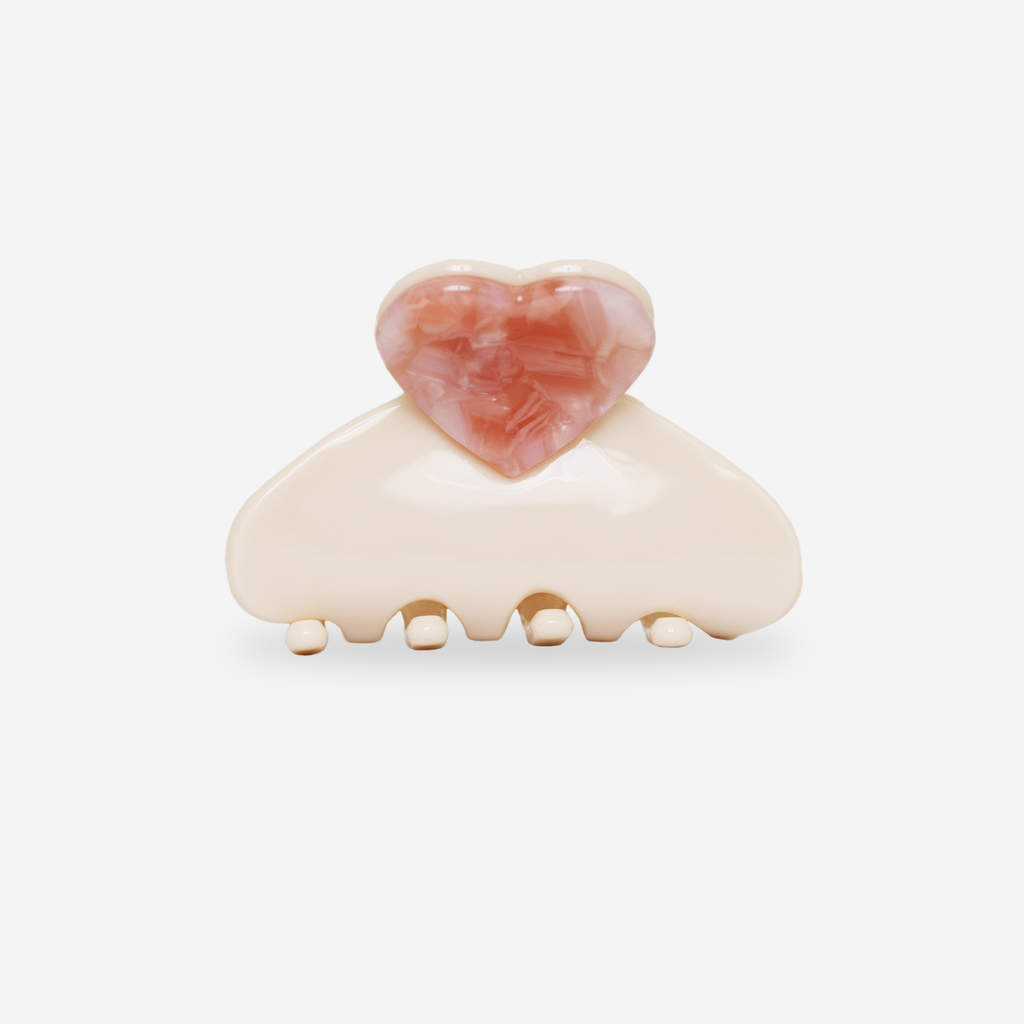Haarklammer - Luv Blush - Herzmotiv Haarklammer