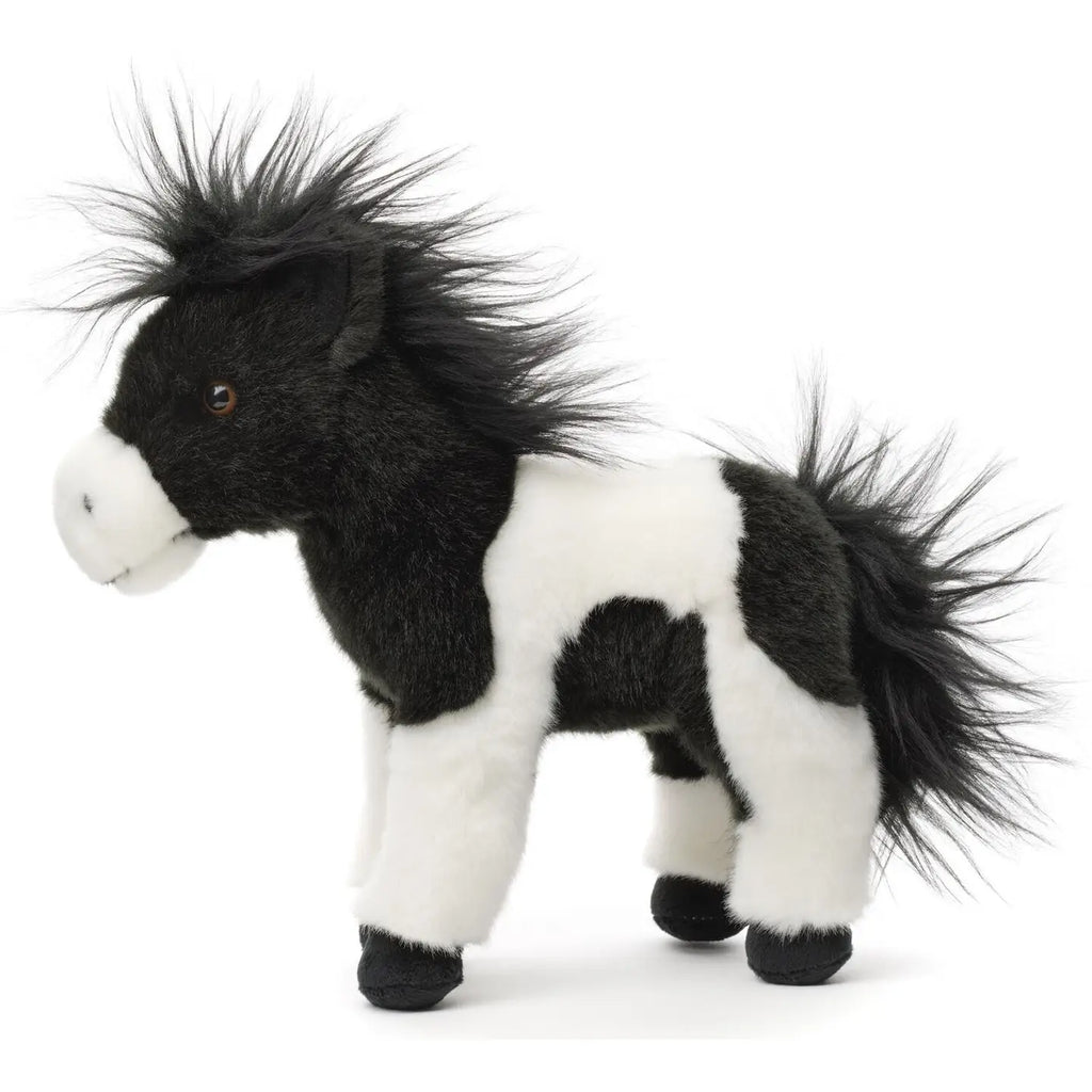 Uni Toys Pferd schwarz-weiß, stehend - Kuschel-/Plüschtier