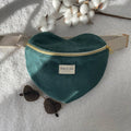 Gürteltasche mit Herz: Tanne Grün