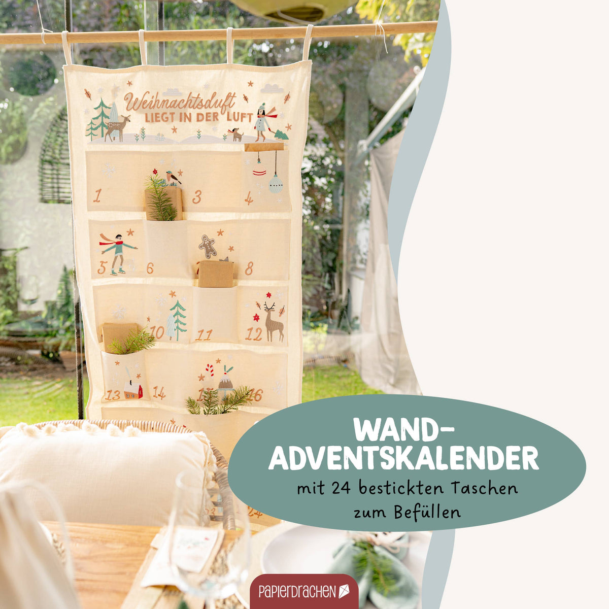NEU: Wandkalender Cheerful Christmas  - Adventskalender