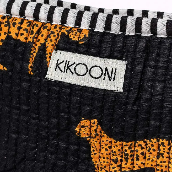 NEU Handgemachte Mini Tasche "black leopard" kikooni