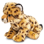 Uni Toys Gepard Junges sitzend - 22 cm Höhe - Kuschel-/Plüschtier sehr weiches Fell
