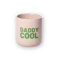 Becher - DADDY COOL Farbe creme / grün